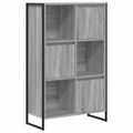 vidaXL Knižnica 68 x 30 x 108.5 cm Kompozitné drevo Sivý Sonoma