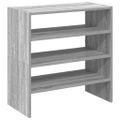 vidaXL Stojany na topánky 2 ks stohovateľné sivé sonoma 60x30x30,5 cm