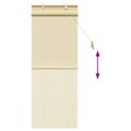 vidaXL Roleta Prírodná 50 x 160 cm Bambus