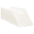 vidaXL Vankúš na nohy 68 x 25 x 21,5 cm Pevný PU pena Sivá