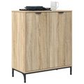 vidaXL Servírovacia skriňa Sonoma dub 69,5 x 33 x 82 cm