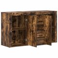vidaXL Servírovacia skriňa Dymová dub 120 x 36 x 69 cm