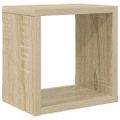 vidaXL Nástenné police 4 ks dub sonoma 22x15x22 cm