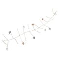 LED girlanda - kamienky, 1,2 m, 3x AA, vnútorné, teplá biela, časovač