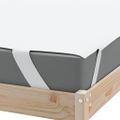 vidaXL Chránič matraca biela 80x200 cm vodeodolné
