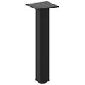 vidaXL Nohy konferenčného stolíka 4 ks čierne 30-32 cm oceľové