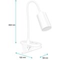 CONNECT IT CLIP 2, Klipová LED lampa, biela