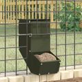 vidaXL Kŕmidlo pre králiky Olivovo zelená 12,5 x 26 x 28,5 cm 1 kg