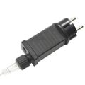 vidaXL Vianočné svetelné cencúle 100 ks, studená biela, akryl