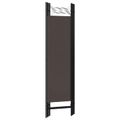 vidaXL Paraván so 4 panelmi, hnedý 160x180 cm