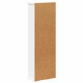 vidaXL CD Skrinka Biela 60 x 17 x 92 cm Kompozitné drevo