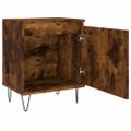 vidaXL Nočné skrinky 2 ks dymový dub 40x30x50 cm kompozitné drevo