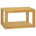vidaXL Nástenná kúpeľňová skrinka 60x45x35 cm masívne teakové drevo
