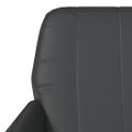vidaXL Kreslo čierne 61x78x80 cm umelá koža