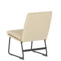 vidaXL Kreslo krémové 52x75x76 cm látka