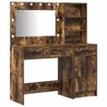 vidaXL Toaletný stolík 2 ks Hnedá 78,5 x 41 x 135 cm Kompozitné drevo