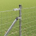 vidaXL Európsky plot s hrotmi 10 x 1,4 m Pozinkovaná oceľ Strieborná