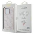 Obal Guess pre iPhone 15 Pro 6,1" GUHCP15LG4GFPI ružový HC PU 4G kovové logo