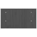 vidaXL Stojan na monitor sivý 50x27x15 cm masívna borovica
