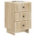 vidaXL Nočný stolík Dub sonoma 43 x 41 x 66,5 cm Kompozitné drevo