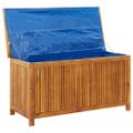 vidaXL Záhradný úložný box 113x50x58 cm masívne akáciové drevo