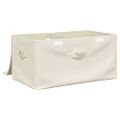 vidaXL Úložné boxy 2 ks látkové 50x30x25 cm krémové