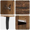 vidaXL Highboard 2 ks Staré drevo 69,5 x 34 x 180 cm Kompozitné drevo