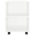 vidaXL TV skrinka lesklá biela 102x34,5x43 cm kompozitné drevo