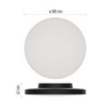 LED prisadené svietidlo DIONI kruhové, čierné,15W, CCT