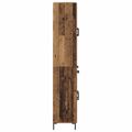 vidaXL Highboard Staré drevo 69,5 x 34 x 180 cm Kompozitné drevo