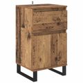 vidaXL Servírovacia skriňa Staré drevo 35 x 40 x 70 cm