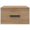 vidaXL Nočný stolík 35 x 35 x 20 cm Kompozitné drevo Remeselný dub