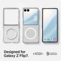 Spigen AirSkin Galaxy Z Flip 7 priehľadná biela