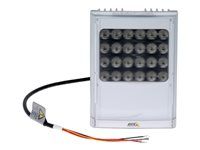 Biely LED reflektor - montáž na strop, montáž na stĺp, montáž na stenu - 12 - 24 V - interiér, vonkajšie použitie - 42 Watt - biela, strieborná - pre AXIS D3110, M5075-G, P1385-E, P1455-LE, P1455-LE-3, Q1656, Q1656-B, Q1715, V5938 50