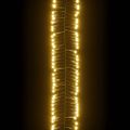 vidaXL Reťaz so zhlukmi LED, 2000 diód, teplá biela, PVC