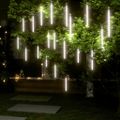 vidaXL Svetlá meteor 20ks 30cm studené biele 480LED vnútorné vonkajšie