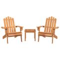 vidaXL 3-dielna záhradná sedacia súprava Adirondack akáciový masív