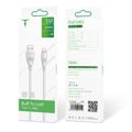 Kábel T-PHOX X-LITE TYPE-C biely 1M 3A