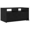 vidaXL Konferenčný stolík Čierny dub 90 x 50 x 45 cm Kompozitné drevo