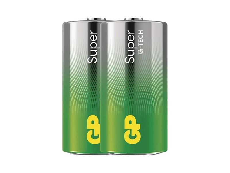 Batéria C (R14) alkalická GP Super 2ks / shrink