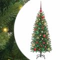 vidaXL Umelý vianočný stromček Zelená 120 cm PE a PVC