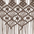 vidaXL Záclona macrame sivo-hnedá 140x240 cm bavlna