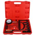 Sada na testovanie kompresie naftových motorov MECHANIC ENGINE TESTER 19, 0-70bar, 19ks SIXTOL