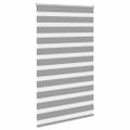 vidaXL Zebrová roleta 80,9x175 cm Šírka látky 76,7 cm sivá