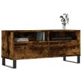 vidaXL TV skrinka dymový dub 100x34,5x44,5 cm kompozitné drevo