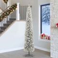 vidaXL Umelý vianočný stromček Zelená 270 cm PVC, oceľ a plast