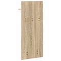 vidaXL Vešiak na stenu Nástenná montáž Sonoma dub 40 x 10 x 90 cm