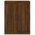 vidaXL Vysoká skrinka hnedý dub 69,5x34x180 cm spracované drevo