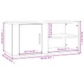 vidaXL TV skrinky 2 ks sivý dub sonoma 80x31,5x36 cm spracované drevo