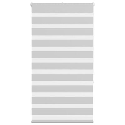 vidaXL Zebra roleta svetlosivá 80x150cm šírka látky 75,9 cm polyester